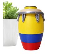 Conga Drum Style Can Holder - 12oz 3D Printed Drum Shape | Portable Beverage Carrier - for Women Men Adults Home Office Dorm Clubs Party Gatherings Themed Event Camping Picnic BBQ