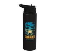 Congaree National Park Kayaking Serenity Sunset Stainless Steel Insulated Water Bottle