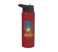 Congaree National Park Kayaking Serenity Sunset Stainless Steel Insulated Water Bottle