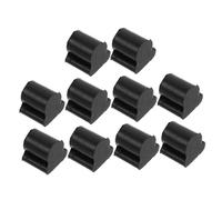 CONGARTENO 10 Pcs 4mm Rotary Valve Rubber Bumper Stops for French Horn and Euphonium, Black Rubber Pads for Smooth Operation and Reducing Wear and Tear in Brass Instruments