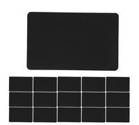 CONGARTENO 100Pcs Black Blank Note Cards 7X11Cm Thick Paper Mini Study Index Cards for Note Taking and DIY Craft Small Memo Suitable for School Office and Revision