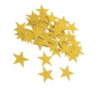 CONGARTENO 100Pcs Double Sided Gold Star Paper Cutouts Glitter Confetti for Wedding Birthday Party Table Decorations DIY Crafts Scrapbooks Greeting Cards