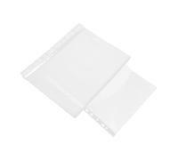 CONGARTENO 100pcs PP Binder Sleeves with Document Protectors for Paper Filing Open Top Design for Easy Access Suitable for Recipes Music Photos Certificates