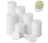 CONGARTENO 100pcs White Cotton Essential Oil Diffuser Pads Replaceable Aromatherapy Pads for Household Aroma Diffuser and Necklace Locket Refill