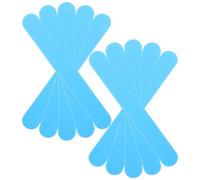 CONGARTENO 10pcs Bulk Plastic Tongue Depressors for Oral Care, Light Blue Disposable Tongue Scraper Sticks for Adults and, Medical Grade Oral Hygiene Tools for Clinic and Home Use