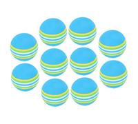 CONGARTENO 10pcs Colored EVA Indoor Golf Balls Soft Practice Balls for Home Training and Interactive Cat Weather Resistant Rainbow Design for Fun Skill Development