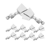 CONGARTENO 10pcs High Sensitivity Metal Fishing Pole Alarm Bells for Sea Fishing Weatherproof Iron Bite Alarms with Loud Sound for Night Use and Noisy Coastal Environments