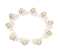 CONGARTENO 10pcs Kawaii Elephant Brooch Pin Rhinestone Animal Lapel Pins Hardwearing Metal Decorative Badge for Jackets Dresses Scarves Versatile Korean Style Jewelry