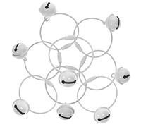 CONGARTENO 10pcs Keychain Accessories Bell for Bags Backpacks and Keyrings and Unique Decorative Key Fob for Travel and