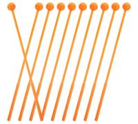 CONGARTENO 10pcs Kids Drum Sticks Plastic Handheld Drum Hammers for Children Teaching Aids Promote Hands-on Ability and Safe Play for Boys and Girls Random Color
