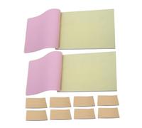 CONGARTENO 10Pcs Kraft Paper Copy Notepad with Blank Pages Portable Multilayer Replication Writing Pad for Business Records Travel Notes and Creative Journal