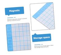 CONGARTENO 10pcs Magnetic Tool Pad for Electronics Repair Non-slip Magnetic Screw Catcher Mat with Soft Protective Portable Organizer for Mobile Phone and Parts Assembly