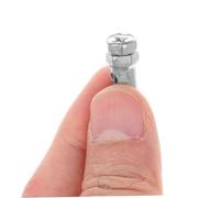 CONGARTENO 10pcs Motorcycle Throttle Brake Cable Stop Lock Clamps for Go Kart Bicycle Scooter Lawn Mower Garden Tractor with Impact-resistant Construction and Easy Control