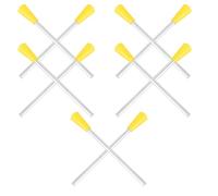 CONGARTENO 10Pcs Plastic Triangle Iron Sticks Percussion Instrument Accessories with Comfortable Feel and Instrument Protection, Comfortable to Hold Mallets for Early Education Musical Toys
