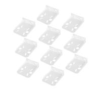 CONGARTENO 10pcs Plastic Wall Mount Filter Brackets for Water Filtration Systems Fit Holder Rack Stand for Kitchen Counter Space Saving Easy Installation and Secure Stability