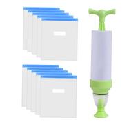 CONGARTENO 10pcs Printer Filament Vacuum Storage Bags with Hand Pump Double Zipper Compression for Abs Pla Petg Spools Moisture Drying Filament Storage