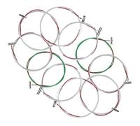 CONGARTENO 10pcs Professional Metal Guzheng B Strings for Strings Guzheng Replacement Parts with Crisp Sound and Stable Tone Suitable for Beginners and Professionals