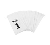 CONGARTENO 10pcs Reusable Drawstring Wine Bags Imitation Linen Dustproof Bottle Pouches Secure Closure for Christmas Weddings Birthdays Party Favors