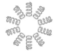CONGARTENO 10pcs Small Stainless Steel Compression Springs, Miniature Mechanical Pen Replacement Springs, 0.5x2.5x5mm for Ink Click Pen Mechanism and DIY Projects