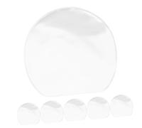 CONGARTENO 10pcs Table Tennis Racket Protection Film Double-sided Adhesive Transparent Protective Cover Thick Film Paddle Guard for Extended Lifespan