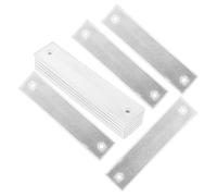 CONGARTENO 10pcs White Rectangular Reflective Road Pavement Markers 18x4cm for Highway Guardrail Safety, Weather-resistant Driveway and Pedestrian Crossing Reflectors, High-visibility Outdoor