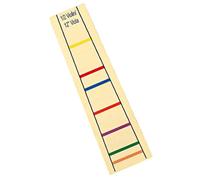 CONGARTENO 12-inch Viola Fingerboard Sticker Fret Label Sheet for Beginners, Light Yellow Position Marker Paper for Viola Practice and Learning Accessories