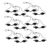CONGARTENO 12pcs Blackout Eye Shades Protective Silicone Eye Masks for Sunbathing and Skincare, Portable Bed Eyewear for Light Therapy and Home Beauty Salon Use