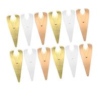 CONGARTENO 12Pcs Brass Book Darts Metal Page Markers Smooth Edges Bookmarks for Readers Writers Students Gift