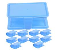 CONGARTENO 12pcs Clear Candy Case Small Storage Boxes for Travel Reusable Plastic Trinket Organizer with Compartments for Snacks Jewelry Party Favors Lightweight and Small Treats Holder