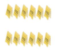 CONGARTENO 12pcs Creative Funny Note Holder with Stable Base Humorous Paper Clip Memo for Desk Organization Cute Warning Sign Clips for Employees and Busy Workspaces Multifunctional Office
