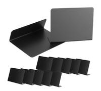 CONGARTENO 12Pcs Mini Rewritable Chalkboard Signs for Food Labels and Menu Display Portable Decorative Blackboards for Buffet Restaurant Party Wedding Table Markers