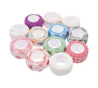 CONGARTENO 12pcs Self Adhesive Finger Breathable Protective Wraps for Sports Outdoor Activities Durable Tear Resistant Flexible Finger Guards