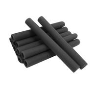 CONGARTENO 12pcs Trampoline Foam Cover Tubes Hollow Pole Insulation Sleeves Collision Protective Foam Tubes for Childrens Jumping Bed Poles Easy to Install Black