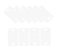 CONGARTENO 12pcs Vertical Blind Replacement Slats Repair Kit Window Blinds Parts for Easy DIY Installation Rust-resistant Slabs for Practical Horizontal and Vertical Shades Maintenance