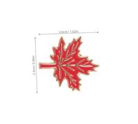 CONGARTENO 15PCS Canadian Maple Leaf Lapel Pins Metal Brooches Autumn Fall Jewelry Accessories for Women Men Thanksgiving Canada Day Souvenirs Backpack Pins