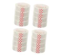 CONGARTENO 16 Pcs Transparent Stationery Tape Rolls Clear Sticky Tape for Office School Home Use with Strong Adhesive and High Tensile Strength