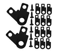 CONGARTENO 16 Sets Metal Pedal Holder Kit for Guitar Electric Guitar Effects Pedal Board with Screws, Quick Installation and Stable Mechanism, for Stage Presence and Performances