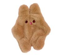 CONGARTENO 1pc Adorable Plush Purse Cute Storage Bag for Women and Girls for Cards and Accessories Khaki