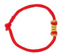 CONGARTENO 1pcs Fashion Handmade Red Rope Thread Bracelet Anklet for Couples Unisex Design for Anniversaries Valentine Day Symbol of Luck