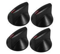 CONGARTENO 2 Pairs Gas Stove Control Knobs Replacement 45 Degree Angle Oven Stove Top Burner Temperature Control Switch Knobs Universal for Gas Burners and Hobs