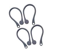 CONGARTENO 2 Pairs Protective Earhooks for Lightweight Tpu Silicone Lost Earphone Hooks with Ergonomic Fit for Sports Cycling Indoor and Outdoor Activities Grey