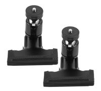 CONGARTENO 2 Pcs Aluminum Alloy Metal Desk Clip Clamp Mount for Camera and Webcam, Desktop Clamp for Ring Light and Security Camera, Heavy-duty Photography Accessories