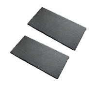 CONGARTENO 2 Pcs Insulated Black Sushi Plates Dessert Display Dishes Versatile Heat Resistant Food Serving Platters for Household Use