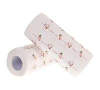 CONGARTENO 2 Rolls Kitchen Cleaning Wipes Chic Printed Kitchen Cloth for Off Use for Range Hood Tile and Counter Cleaning Durable Pulp Material