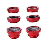 CONGARTENO 2 Sets Multifunctional Phone Camera Lens Kit with Clip Wide Angle Macro Fisheye Lenses for Mobile Phones and Tablets Professional Photography Accessories