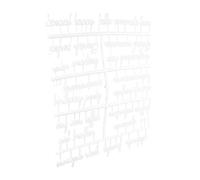 CONGARTENO 2 Sets Plastic Felt Board Letters for Message Boards Replaceable Alphabet Accessories for Home Office Event Signage