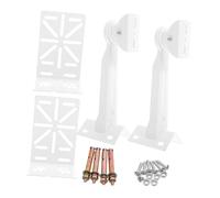 CONGARTENO 2 Sets Thickened Steel Corner Mount for Security Cameras Wall Ceiling Bracket Adapter with Adjustable Angles Space-Saving Extension Support for Dome CCTV Installation