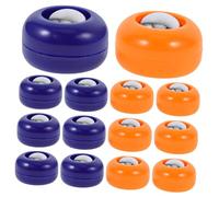 CONGARTENO 20 Pcs Mini Shuffleboard Rollers and Bowling Pins Set PP Material Tabletop Curling Game Equipment for Indoor Outdoor Family Party Entertainment