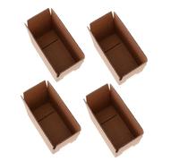 CONGARTENO 20 Pcs Super Hard Small Cube Packing Cartons for Shipping and Storage Biodegradable Kraft Cardboard Boxes Flat-pack Easy Assembly for Fragile Items and Small Parcel Dimensions