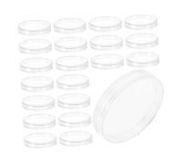 CONGARTENO 200pcs Clear Plastic Coin Holder Capsules Round Protectors with Lid Transparent Storage Cases for Coin Collection Dustproof Organizer Boxes and Space-Saving Display